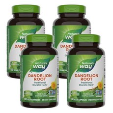 Nature's Way 네이처스웨이 민들레 뿌리 1575mg 캡슐, 180정, 4개