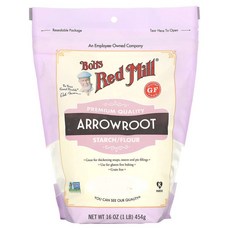 밥스레드밀 애로루트 Arrowroot 녹말가루 글루텐프리 454g