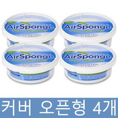 네이처스에어스펀지 탈취제 커버오픈형 본품, 227g, 4개