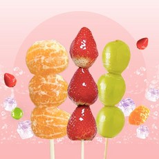 탕후루 아삭한 아이스 냉동 과일탕후루 인피솔, 딸기, 5개, 40g