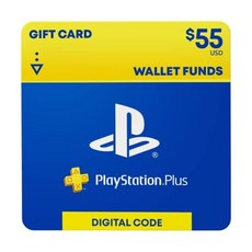 PlayStation Store 기프트 카드 [디지털 코드], $55 Code