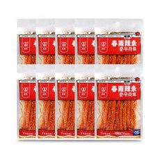 중국간식 춘우라툐 봉 102g x 10개 (1팩) 스틱마라쫀드기