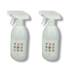 알콜소독제 소독스프레이 살균소독제 샷크린 500ml 2개