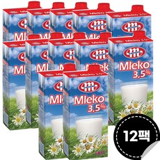 유럽산 믈레코비타 MLEKO 3.5% 수입멸균우유 플라워밀크