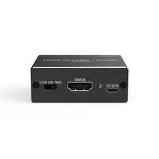 (NEXT AV2304) HDMI 오디오추출변환기 3840x2160 30Hz 5.1채널 2채널 SPDIF출력 스테레오출력