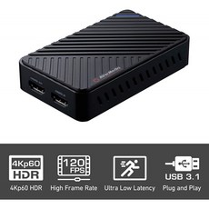 [독일] AVerMedia 라이브 게이머 울트라 4Kp60 HDR 패스 스루 USB 3.1 게임 캡처 카드 울트라 낮은 대, 단일상품