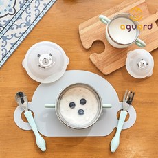아가드 흡착 이유식기 5종 세트 유아식기 흡착판, 단품
