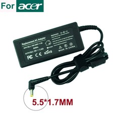 에이서 아 어 5310 AC 어댑터 전원 공급 장치 65W 노트북 충전기 5742 5742G 5742Z 5742ZG 5733 5534 5336 5552 5.5x1.7mm, 04 with US cable, 한개옵션1