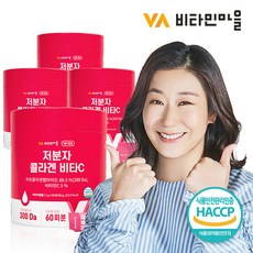 비타민마을 먹는 저분자 콜라겐 비타C 4통 240포(총8개월분), 1g, 4개