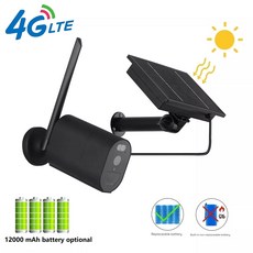 영어 매뉴얼 옥외 무선 영상 안전 4G SIM 카드 태양전지 CCTV 카메라 HD1080P 방수 PIR 경보 3G 4G 태양전지 모니터링 P2P, 06 4G Battery 32G