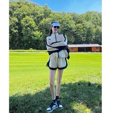 배색 언앤써드 하프 반바지 미스테리