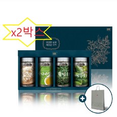 팽이버섯차+바나바잎차+솔잎차+여주차25Tx4병 선물세트 x2박스