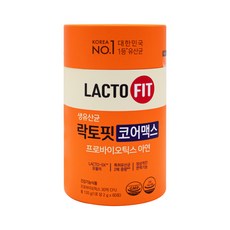 푸른농산 종근당건강 락토핏 유산균 코어맥스 2g X 60포 1통, 60개