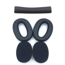 소니 MDR-1000X WH-1000XM2 블루투스 헤드폰 이어패드용 교체 헤드밴드 쿠션, Black Suit, 검은 양복