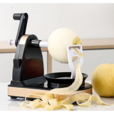 사과 깎는 기계 만능 커터기 과일 깍는 기계 배 감 깍는 오토 과일자르는 도구 커팅기 (커팅기 추가증정!), 1세트