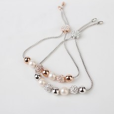 진주미러볼팔찌