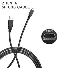 Zhenfa-USB 데이터 케이블 캐논 카메라 EOS 760D 600D 1000D 550D 650D 500D 60D 700D 1100D 750D 5D2 5D3 6D 7D 70D, 4) black - 1m - 캐논1000d