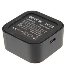 Godox USB 충전기 VB18 VB20 WB29 플래시 배터리 V850II V860II V350 AD200 AD200Pro, [01] UC29, 03 UC29 Charger, 03 UC29 Charger