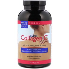 Neocell 슈퍼 콜라겐C Type 1 and 3 6000mg 360정
