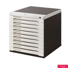 WA무배 JBiz 플러스 10단 서류함 월넛 WDP710W 정리함 // 서류받침대, 1개, 기본값, 기본값