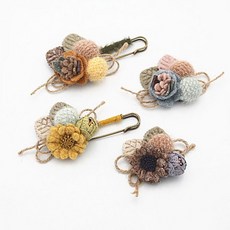 코바늘꽃브로치