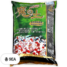 에스엘아쿠아 수조용 네이쳐 마귀 소일 블랙 노멀, 8L, 9개