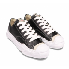 Maison MIHARA YASUHIRO OG LEATHER LOWTOP BLACK 20FA-I 메종 미하라 야스히로 원래 솔 가죽 로우 a05fw704-black 관.부.가.세.포.함