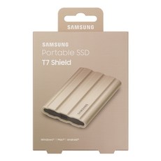 삼성전자 외장SSD T7 Shield 실드, 1TB, 베이지