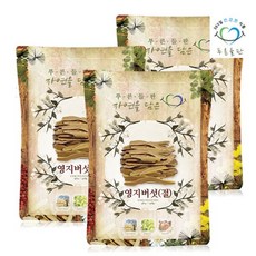 푸른들판 국내산 절단 영지버섯 300gx3 슬라이스 영지버섯차, 3개