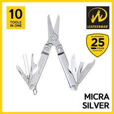 Leatherman 레더맨 공식수입정품 MICRA 마이크라 멀티툴 다용도툴 키체인 멀티툴 미니멀티툴 EDC (25년 무상 A/S)