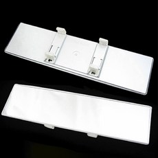 자동차 룸미러 전면경 285mm 평면유리 사각지대 감소 눈부심 난반사방지, 화이트, 1개
