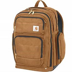 Carhartt Legacy Deluxe Work Backpack with 17-Inch Laptop Compartment Carhartt Brown, 단일상품