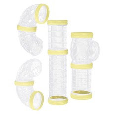다기능 햄스터 튜브 애완 동물용 연결 터널, 1개, 1.Yellow