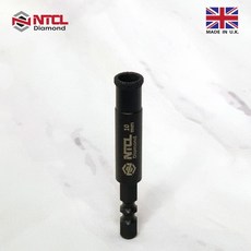 NTCL 융착코어비트 타일 대리석 유리 홀쏘 타공 10mm, 1개