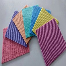 청소 키친크로스 타올 행주 스폰지 천 타월 수건 생분해 핸드 스펀지 주방, MULTI, 15pcs, 15개