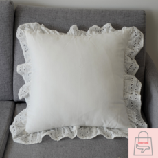 린넨레이스쿠션