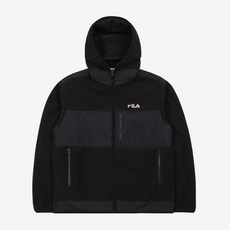 휠라 남여 공용 마이크로 본딩 후드 집업 FS2FTB4007X BLK