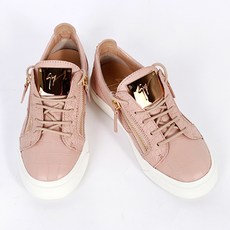 Giuseppe zanotti 쥬세페자노티 RS6003 금장 지퍼 스니커즈 핑크베이지
