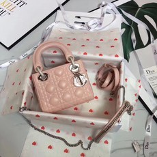 (디올.DO) 체인 숄더 스트랩 핑크 17cm