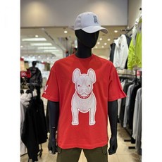 [라이프워크] 남여공용 실켓 라독 반팔 티셔츠 레드 (LW235TS982) (318367 )