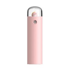 4in1 휴대용 미니 미스트 선풍기 핸디 손선풍기, 핑크