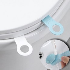 제이스토어 흡착식 세척가능 변기손잡이 2개, 화이트