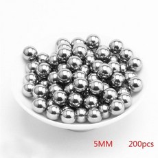 Dia 베어링 쇠구슬 2mm 3mm 4mm 5mm 6mm 베어링볼, 5MM 200개, 1개