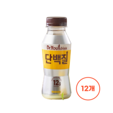 닥터유 드링크 단백질 바나나맛, 240ml, 12개