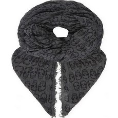 [Zadig & Voltaire]쟈딕앤볼테르 델타 스컬 스카프 WFAB0802F