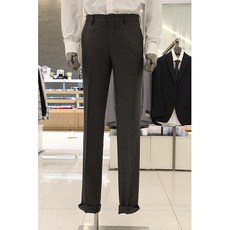 본 AK평택 본 BON F/W 조직물패턴 그레이 모직슬랙스BN9WPA652