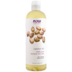 나우푸드 솔루션즈 캐스터 오일 아주까리 피마자유 Castor Oil 16oz(473ml), 1개