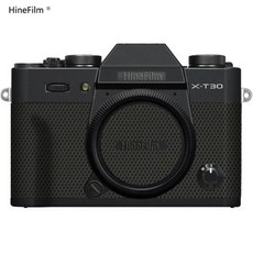 Hinefilm 카메라 스킨 X-T30 커버 스티커 후지 X-T30 II 카메라 스킨 XT30 랩 커버 필름, 1개, 11) Matte Black