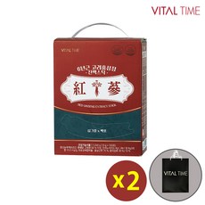 바이탈타임 국내산 6년근 홍삼스틱 (10gx100포) x 2박스