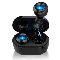 레드마켓 RRP DJTWS-M1 블루투스5.0 무선이어폰 블랙